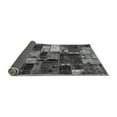 thumbnail image 2 of Ahgly Company Indoor Round Patchwork Gray Transitional Area Rugs, 3' Round, 2 of 4