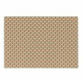 thumbnail image 1 of Orange Cutting Board, Groovy Soft Toned Vintage Geometric Triangles Skewed Squares Tile, Decorative Tempered Glass Cutting and Serving Board, Small Size, Pale Orange Ivory, by Ambesonne, 1 of 1