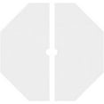 thumbnail image 4 of 24"OD x 1"ID x 9 1/2"C x 1"P Westin Architectural Grade PVC Contemporary Ceiling Medallion, Two Piece, 4 of 7