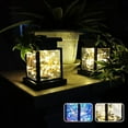 thumbnail image 3 of Solar Candle Lantern Outdoor with 30 LEDs LED Solar Lantern IP44 Waterproof Hanging Lantern Light Auto ON/OFF Solar Landscape Light for Garden Path Yard Patio Driveway Walkway, 3 of 7
