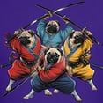 thumbnail image 3 of CafePress - Pugs Ninja T Shirt Kids T Shirt - Dark T-Shirt Kids XS-XL, 3 of 4