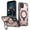 Rosegold, variant on Rugged Phone Case for Apple iPhone 12 Pro / 12 6.1", Military Grade Shockproof iPhone 12 Pro / iPhone 12 Case with Ring Holder, Kickstand, TPU & PC Shell Compatible with MagSafe, Rosegold