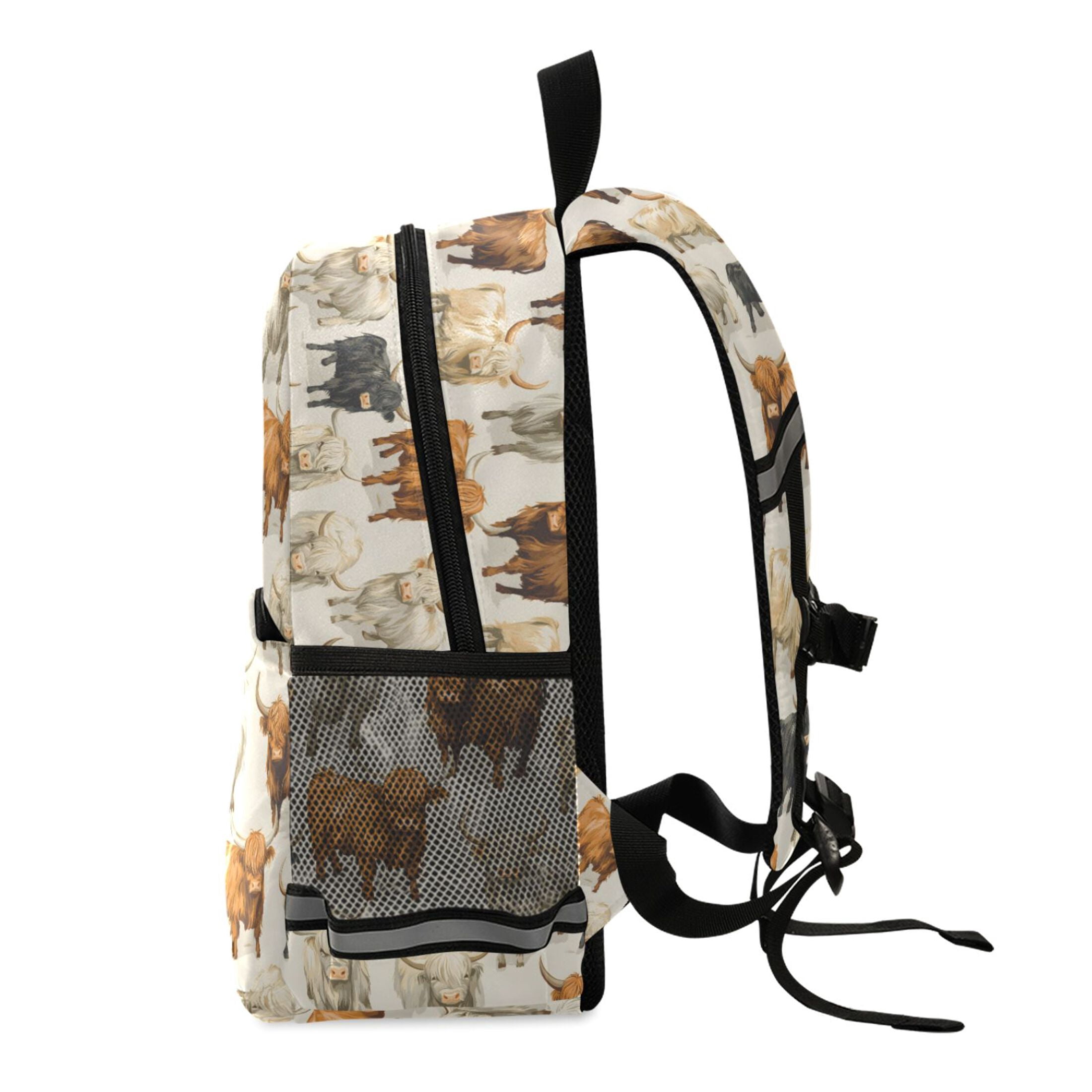 ALAZA Highland Cows School Backpack Elementary Student Bookbag