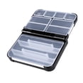 thumbnail image 4 of SunniMix Fishing Tackle Box Fishing Box Fishing Gear Storage Box for Freshwater Saltwater 13cmx10.5cmx4.2cm, 4 of 8