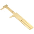 thumbnail image 3 of Calibrador A Vernier, Mini Calibrador A Vernier De Doble Escala, Calibrador Deslizante De Latón Portátil, Regla De Calibre, Herramienta De Medición Para Una Fácil Lectura, 3 of 7