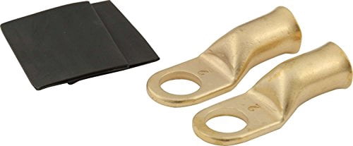 Quickcar Racing Products QRP57-550 Power Ring - 2 AWG - 0.37 in. Hole with Heat Shrink - Pack of 2