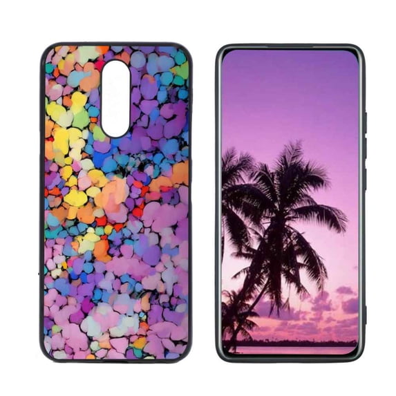 Colorful-166 Phone Case, Degined for LG K12 Plus Case Men Women, Flexible Silicone Shockproof Case for LG K12 Plus