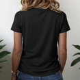 thumbnail image 4 of Womens Lightweight Crew Neck Short Sleeve T Shirt Nashville Tennessee Guitar Rose Vintage Print Casual Fashion Tee Ideal For Outdoor Festival And Daily Leisure Occasions Black XL, 4 of 4