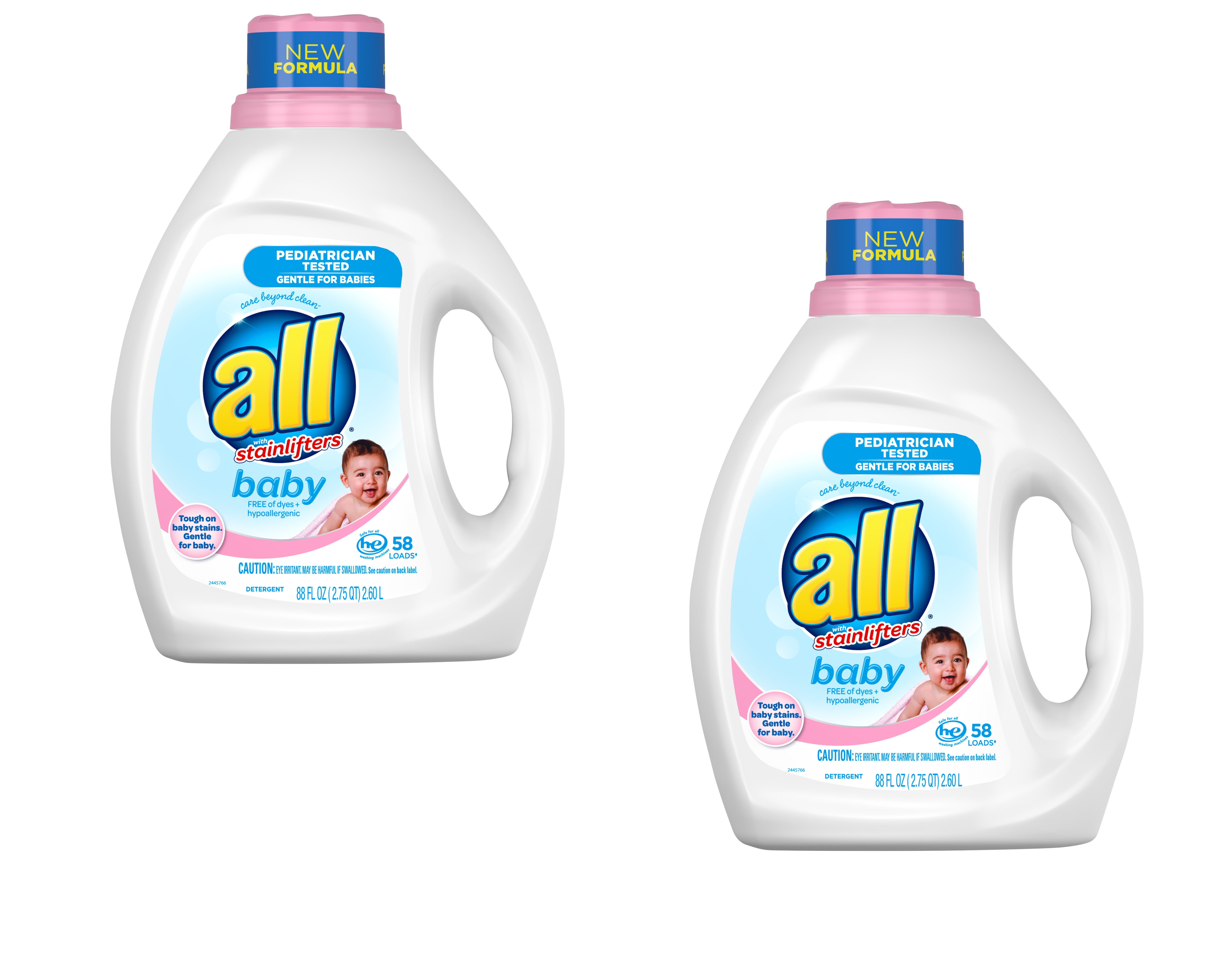 all Baby Liquid Laundry Detergent, Gentle for Baby, 88 Ounce, 58 Loads
