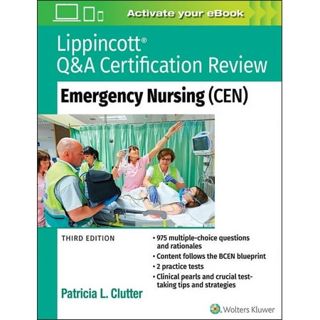 UPC: 9781975114558 | Lippincott Q&A Certification Review: Emergency Nursing (Cen) (Paperback)