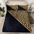 thumbnail image 2 of jejeloiu Jungle Leopard Cheetah Bed Sheets,Gold Sequin Print King Sheets,Modern Minimalsit Aesthetic Sheet Set For Girls Teens,Breathable Home Decor,4pcs, 2 of 7