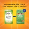 thumbnail image 3 of Twinings Pure White Tea Light Fresh Tea Bags, 20 Count Box, 3 of 7
