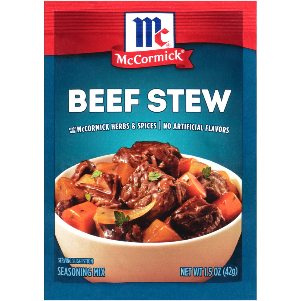 McCormick Classic Beef Stew Seasoning Mix Packet, 1.5 oz