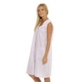 thumbnail image 2 of Dreamcrest Sleeveless Duster Housecoat Women Sleepwear (Purple, Small), 2 of 3