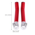 thumbnail image 5 of KEINXS Cycling Handlebar Bike Handlebars Mountain Grips Handles Red, 5 of 5