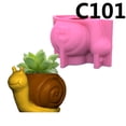 thumbnail image 4 of de de caracol, de para hormigón de Zulema molde para maceta suculenta, 4 of 7
