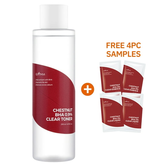 Isntree Chestnut BHA 0.9% Clear Toner, 200ml / 6.76 fl. oz.