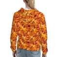 thumbnail image 7 of Wukai Autumn Maple Leaf Pile Print Womens Hoodies Fleece Sweatshirts Long Sleeve Sweaters Pullover Fall Outfits Winter Clothes-X-Large, 7 of 7