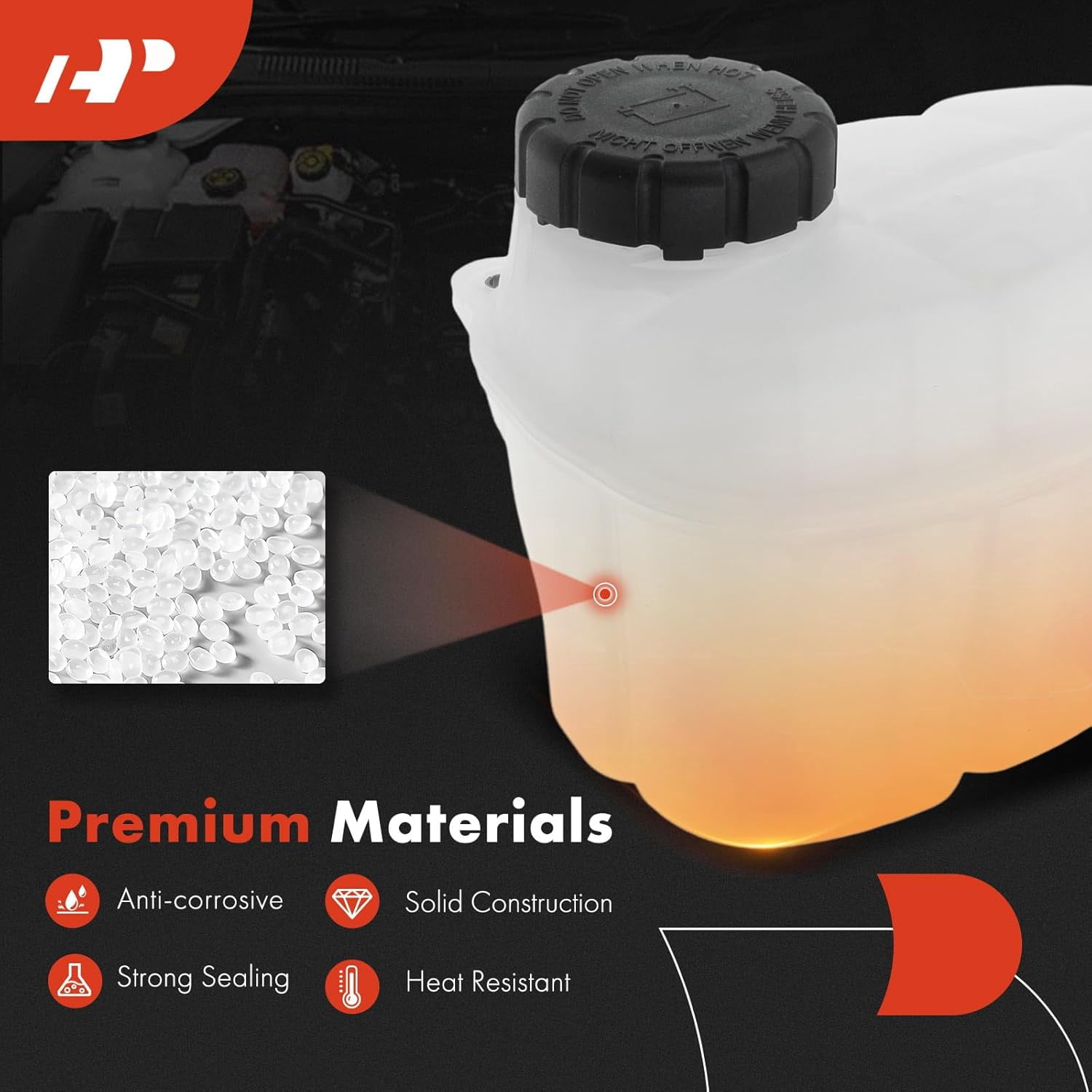A-Premium Engine Coolant Expansion Tank with Sensor and Cap Compatible with Mercedes-Benz Metris 2016-2021 2.0L