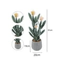 thumbnail image 3 of 36" Artificial Cactus, Tall Fake Big Cactus Potted Faux Cacti Plants Realistic Large Faux Cactus Plant for Home Office Store Garden Decor Housewarming Gift, 3 of 8