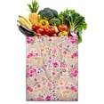 thumbnail image 1 of Spring Floral Reusable Tote Bag - Eco-Friendly & Spacious Foldable Grocery Bag, 1 of 6