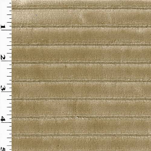 Seventies Beige Wide Wale Corduroy Home Decorating Fabric, Fabric By