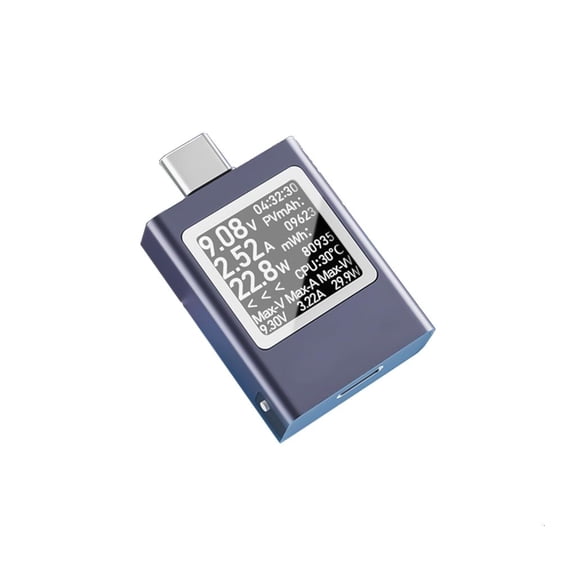 HONCLL USB C Power Meter Type C Voltage Current Tester With LED Display For Quick Charging And Power Capacity Measurement