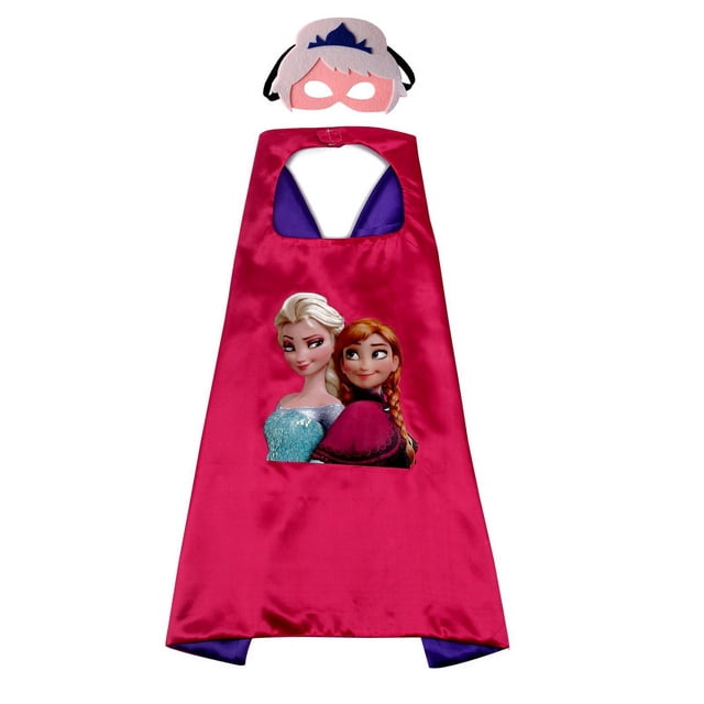 Capa de héroe para niños, capa de guerrero extraordinario de anime, capa de Frozen para hombres y mujeres, disfraz de actuación