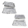 thumbnail image 1 of Bandeja para asar de papel de aluminio de 40 piezas, bandeja rectangular para , bandeja desechable para pasteles, 1 of 9