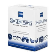 Zeiss Lens Wipes - 200 Count Pre-Moistened Eyeglass Cleaning Wipes