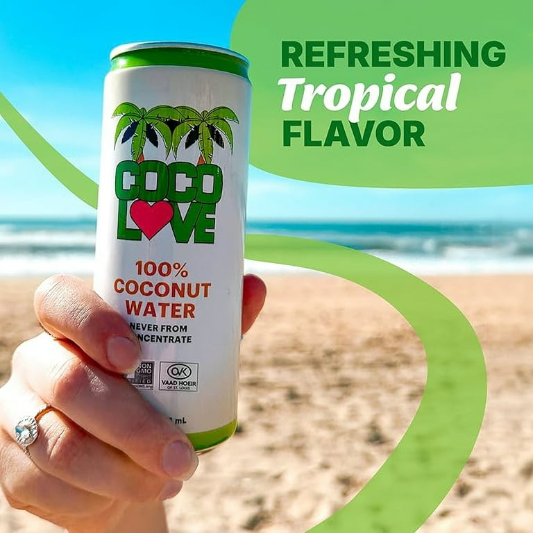 cocomomolove Coco Love Coconut Water with Pulp, 16.9 fl oz - Walmart.com