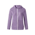 thumbnail image 4 of LilyLLL Womens Long Sleeve Zip Up Hoodie Sweatshirt Fleece Lined Active Coat, 4 of 5