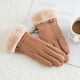 thumbnail image 4 of Guantes cálidos N915 de gamuza de invierno para mujer, de doble capa y con acolchado de terciopelo, para montar con pantalla táctil, 4 of 6