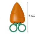 thumbnail image 3 of 1 Pack Creative Fruit Shaped Scissors, Refrigerator Magnet Sticker Cute Child Safety Paper Cut Scissors, Refrigerator Message Sticker Home Decor (orange), 3 of 8