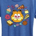 thumbnail image 3 of Garfield - Garfield Hearts Food - Women's Short Sleeve Graphic T-Shirt, 3 of 5