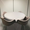 thumbnail image 4 of Universal Round Elastic Tablecloth Secure Fit With Corner Bands For Large Circular Dining, 4 of 4