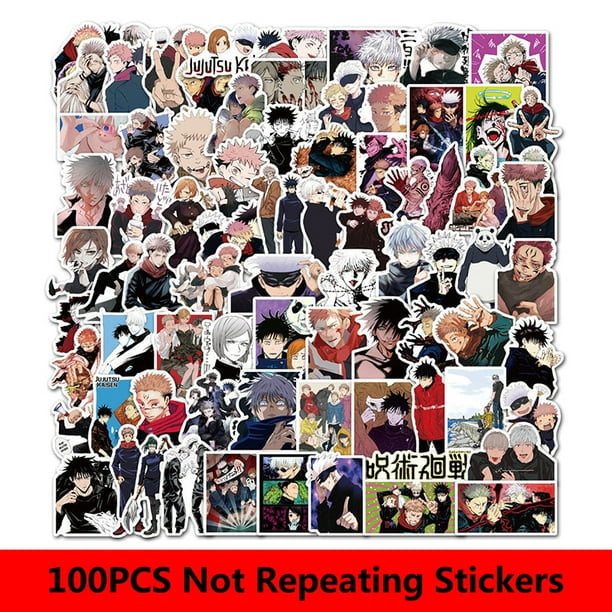 jujutsu kaisen stickers cute printable jjk stickers - jujutsu kaisen