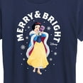 thumbnail image 3 of Disney - Merry And Bright Snow White - Women's Short Sleeve Graphic T-Shirt, 3 of 5