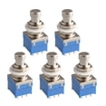 thumbnail image 1 of UPOUART 5Set Blue Metal Guitar Effects Pedal Switch for Music Recording Studio Accessory, 1 of 8