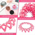 thumbnail image 4 of 4 Pieces Birds Nest Hair Clip Matte Bird Nest Shaped Hair Holder Vintage Geometric Retractable Hair Loops Expandable Ponytail Holder Hairpin Curling I, 4 of 4