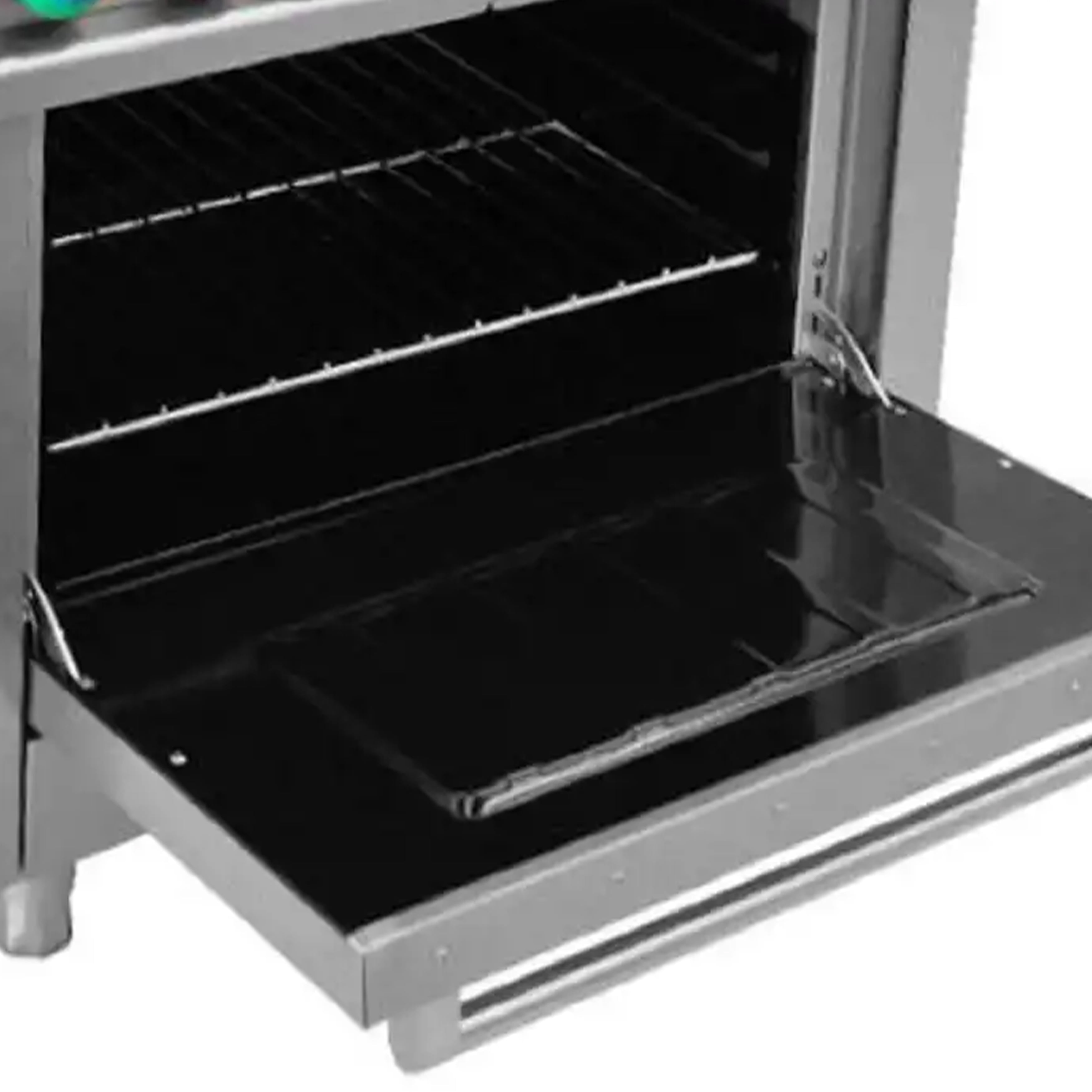 36 in. Commercial Oven Range 2 Hot Grates and 24" Flat Griddle Stove NSF 153,000BTU
