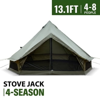 Coleman 6-Person Weathermaster Cabin Camping Tent with Screen Room