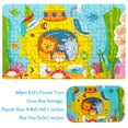 thumbnail image 3 of EQWLJWE Puzzle Toys 60PCS Iron Box Puzzles Cartoon Wooden Puzzles Toddler Children Learning Education Toy, 3 of 3