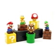 thumbnail image 3 of ER 5 unids/set Super Mario Bros juego figuras juguetes Luigi Yoshi Bowser PVC modelo colección niños juguete Mini figuras regalos de navidad brillar Electrónica, 3 of 5