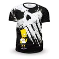 thumbnail image 1 of Playera Hombre Los Simpson Bart Simpson Camiseta Moda, 1 of 3