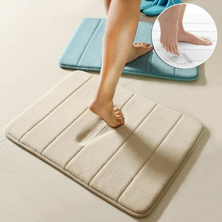 20x30 Memory Foam Mat Absorbent Slip Resistant Pad Bathroom Shower 20x30 Memory Foam Mat Absorbent Slip Resistant Pad Bathroom Shower Bath Mats Kitchen