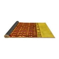 thumbnail image 2 of Ahgly Company Indoor Square Abstract Yellow Modern Area Rugs, 3' Square, 2 of 4