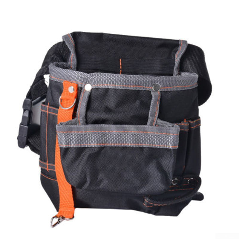7-Pocket Holster Storage Holder Electrician Tool Pouch Belt Waist Bag Supplies 