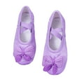 thumbnail image 7 of ZACPNCV Ballet Shoes for Girls Kids Ballet Slippers Soft Elastic Yoga Ballerina Dance Shoes Purple, 7 of 7