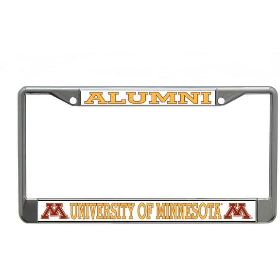 University of Minnesota Alumni Chrome License Plate Frame